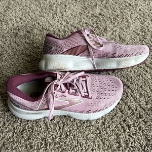 Brooks Glycerin 20 Running Shoes Women's 8.5 Pink Athletic Sneakers 120369 1B577